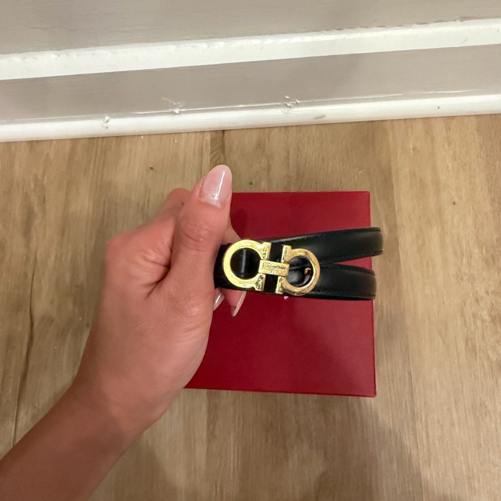 Ferragamo small gancini belt
